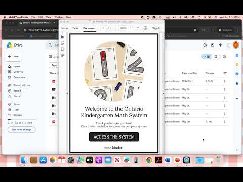 The Ontario Kindergarten Math System Walk Through