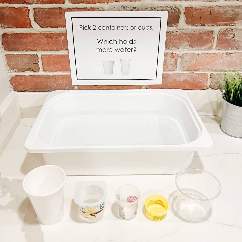 Comparing Capacity with Water
