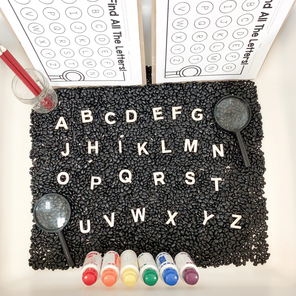 Find All the Letters Freebie