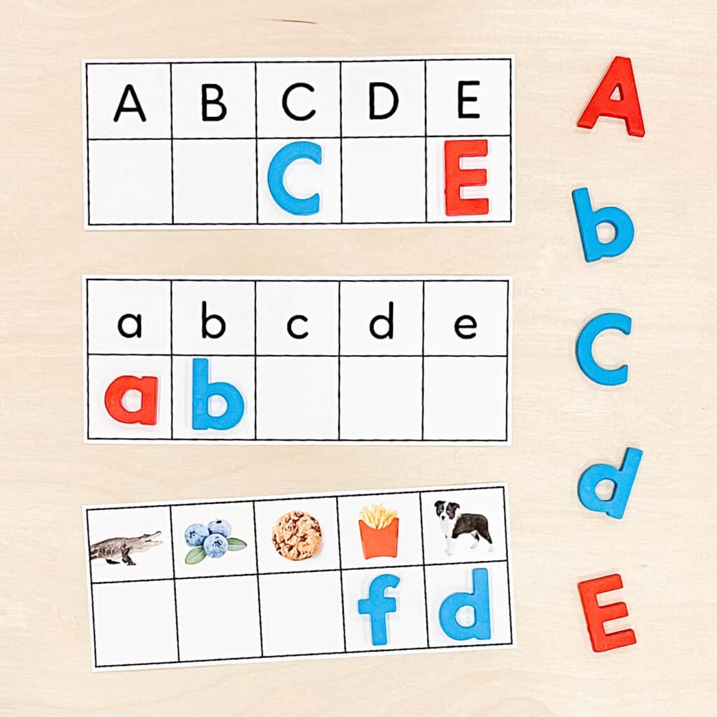 alphabet centre ideas