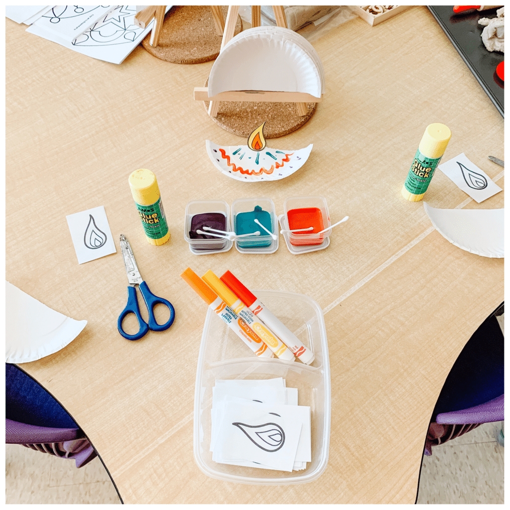 paper plate diya