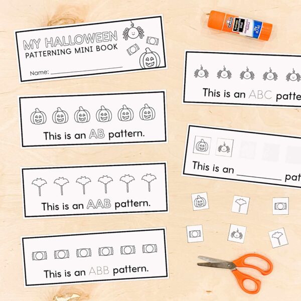 halloween patterning mini book halloween patterning mini book