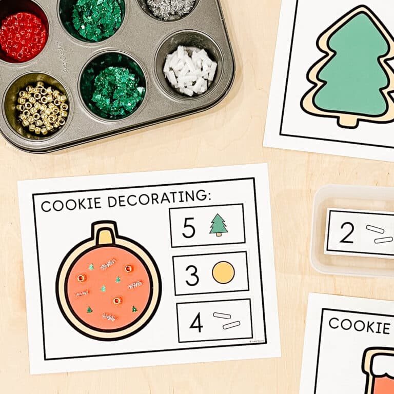 Count and Decorate Cookies