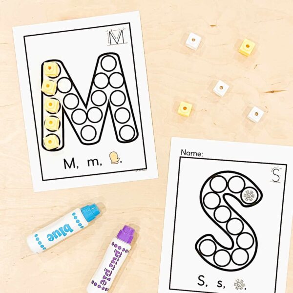 Winter Dab and Read - Letter Formation Center Winter Dab and Read - Letter Formation Center