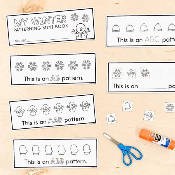 Winter Themed Patterning Mini Book Winter Themed Patterning Mini Book
