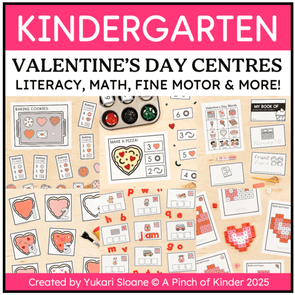 Kindergarten Valentine's Day Centres Cover Kindergarten Valentine's Day Centres Cover