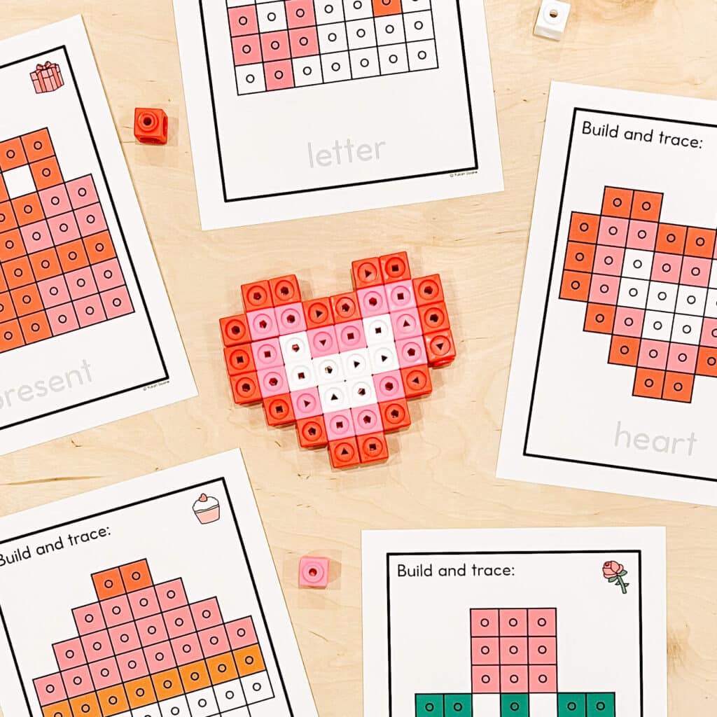 Valentine's Day Centers for Kindergarten