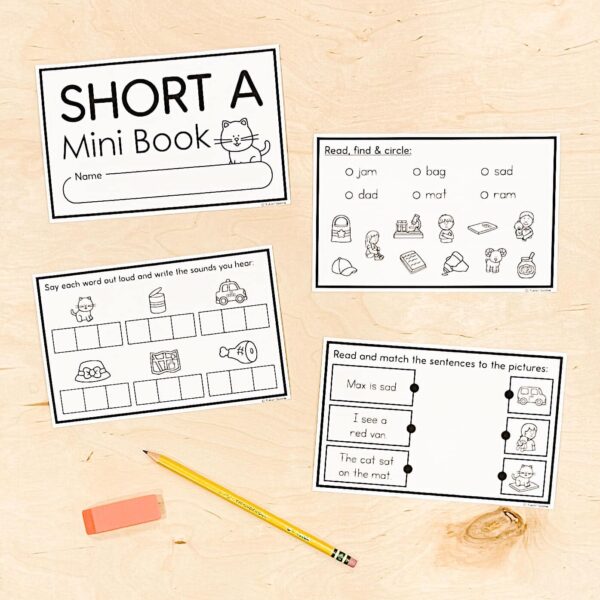 CVC Short Vowel Mini Books CVC Short Vowel Mini Books