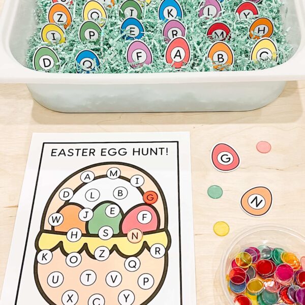 Easter Egg Hunt Alphabet Center Easter Egg Hunt Alphabet Center