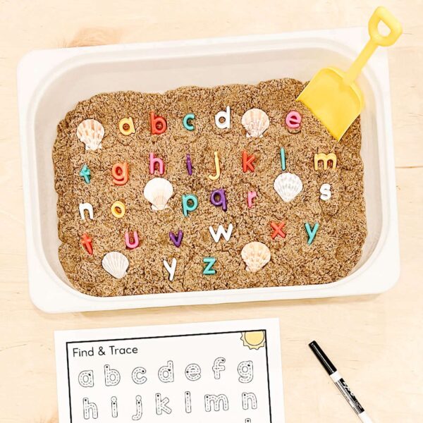 Beach Themed Alphabet Centre Find and Trace Beach Themed Alphabet Centre Find and Trace