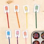 Popsicle Bead Sort