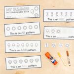 Summer Themed Patterning Mini Book for Kindergarten