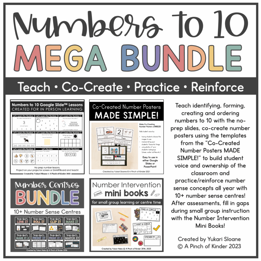 Numbers to 10 Mega Bundle Cover
