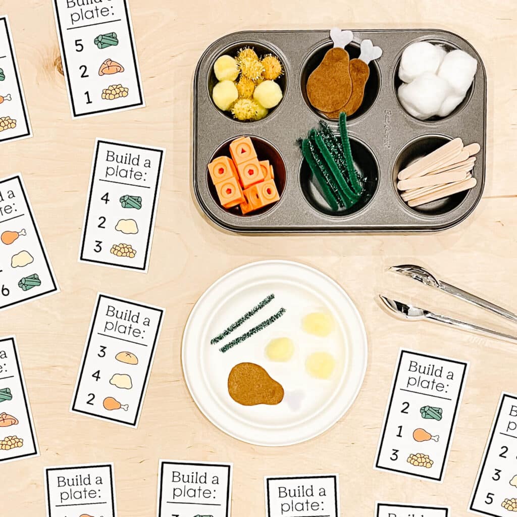 Build a Thanksgiving Plate Centre