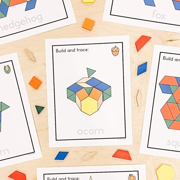 Fall Pattern Block Build and Trace Fall Pattern Block Build and Trace
