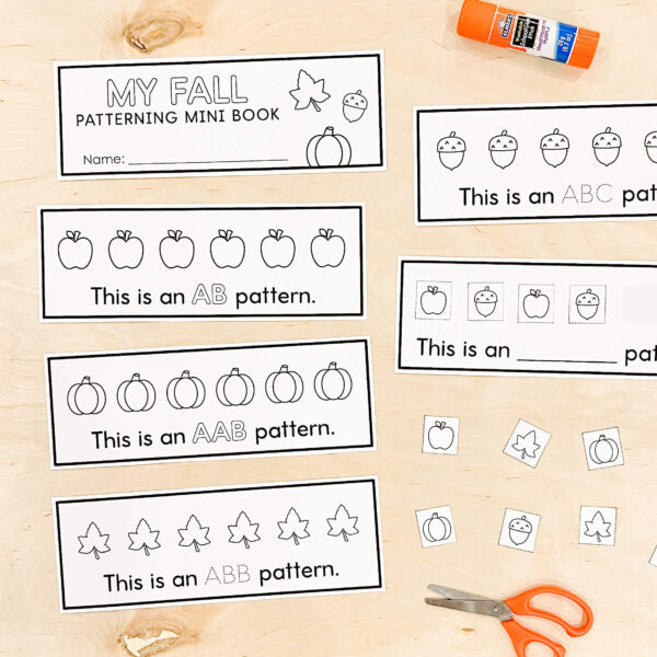 Fall Patterning Mini Book Fall Patterning Mini Book