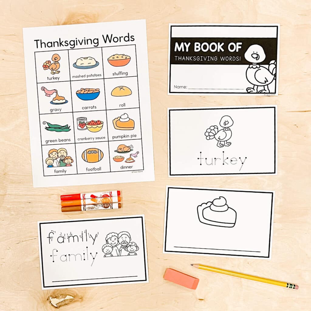 Thanksgiving Mini Book