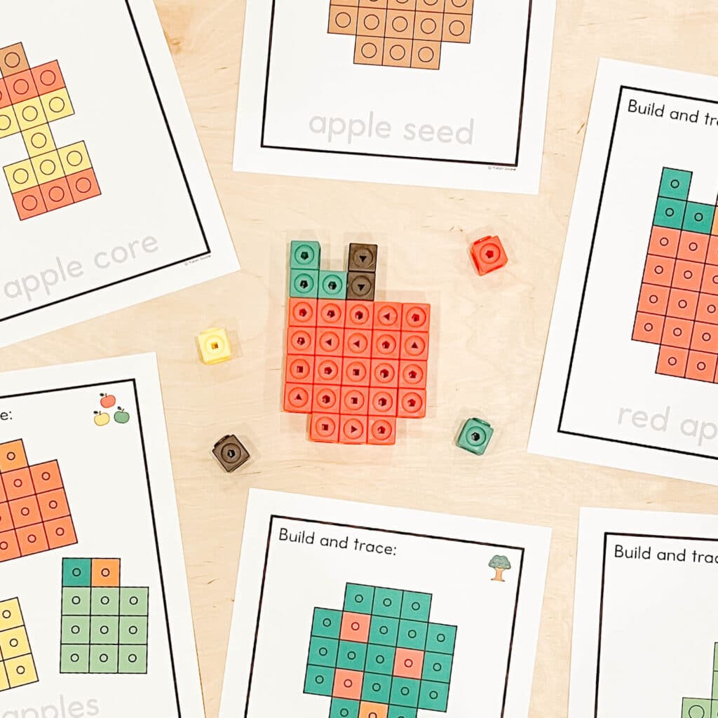 apple build and trace snap cubes