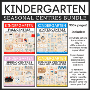 Kindergarten Seasonal Centres Bundle Cover