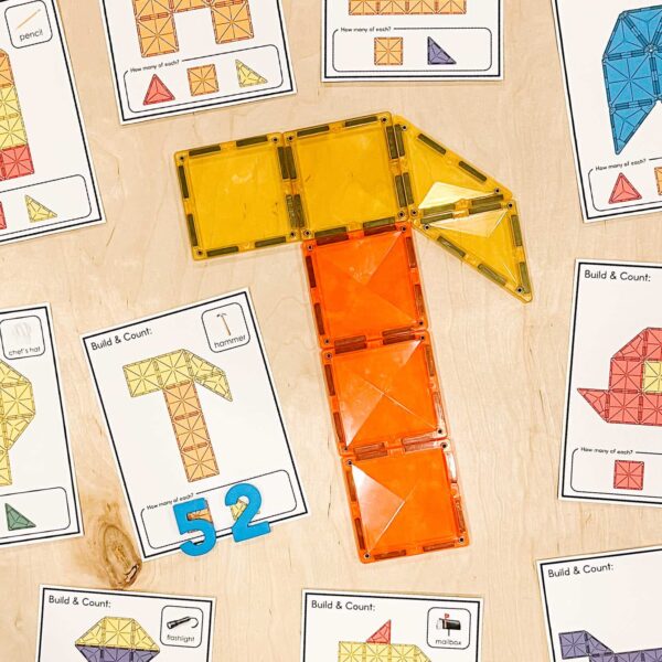 Community Helpers Build and Count Magnetic Tile Cards Community Helpers Build and Count Magnetic Tile Cards