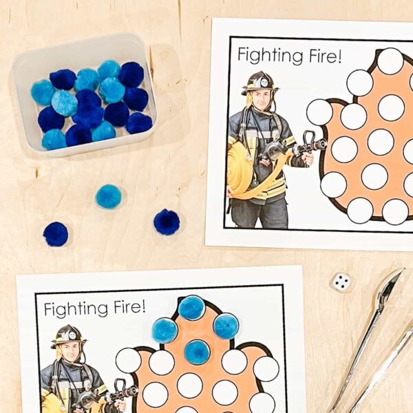 Community Helpers Putting Out Fires Number Sense Game Community Helpers Putting Out Fires Number Sense Game