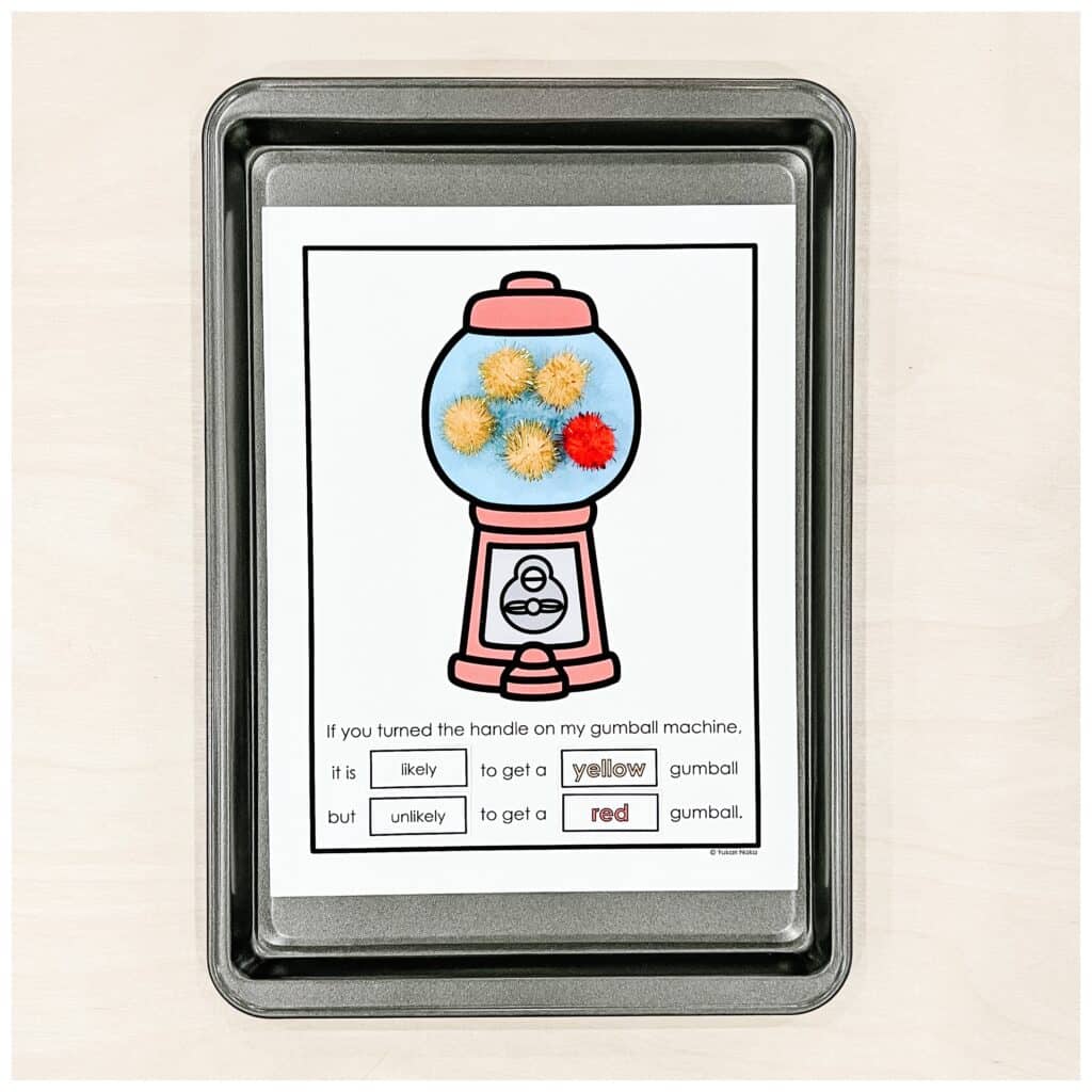 Probability Math Centre Kindergarten