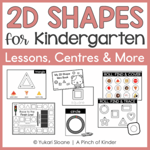 2D Shapes for Kindergarten Cover