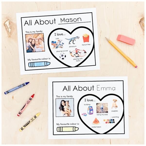 All About Me Sample All About Me Sample