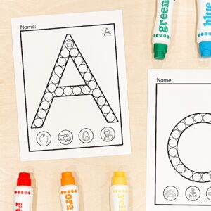 Alphabet Dot Marker Printables