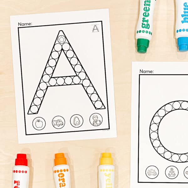 Alphabet Dot Marker Printables Alphabet Dot Marker Printables