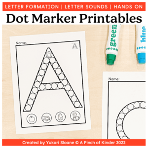 Alphabet Dot Marker Printables Cover