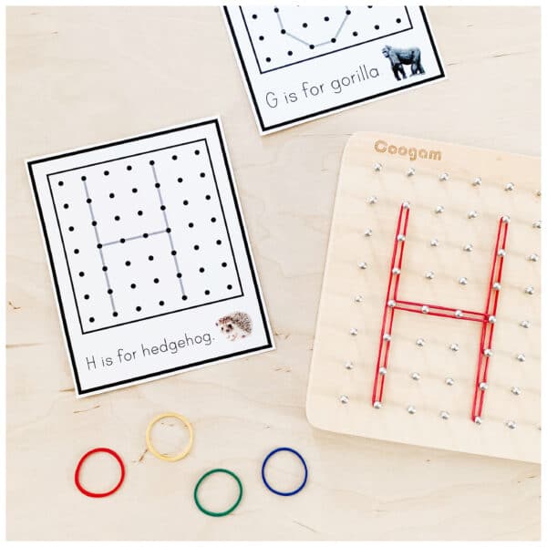 Alphabet Geoboard Cards Alphabet Geoboard Cards