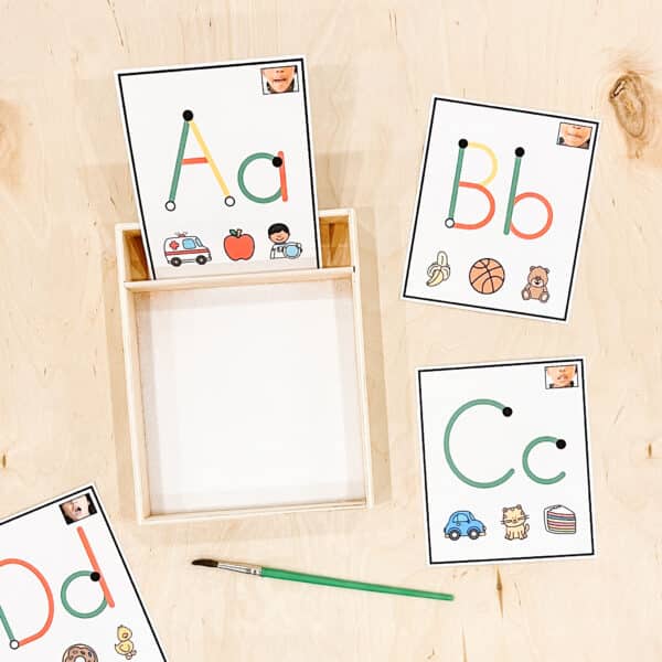 Alphabet Letter Formation Cards Salt Tray Alphabet Letter Formation Cards Salt Tray