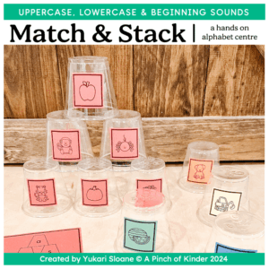 Alphabet Match and Stack Cover