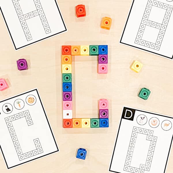 Alphabet Snap Cube Letter Cards Alphabet Snap Cube Letter Cards