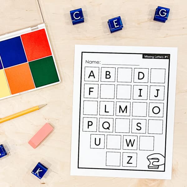 Alphabet Stamping Printables 1 Alphabet Stamping Printables 1