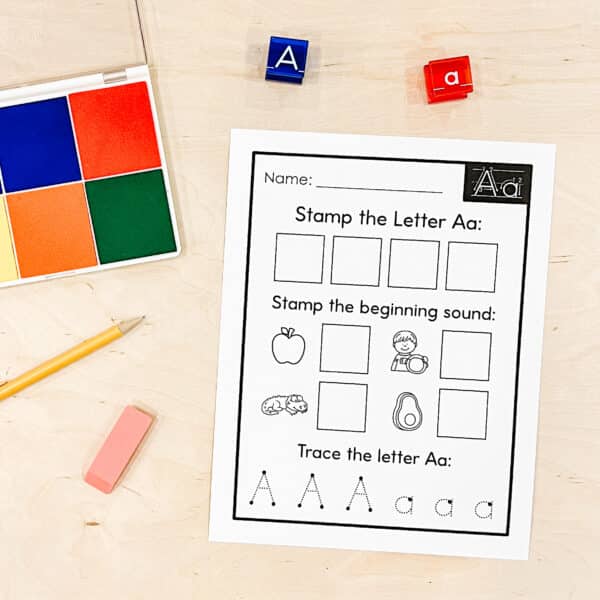 Alphabet Stamping Printables 4 Alphabet Stamping Printables 4