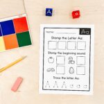 Alphabet Stamping Printables 5