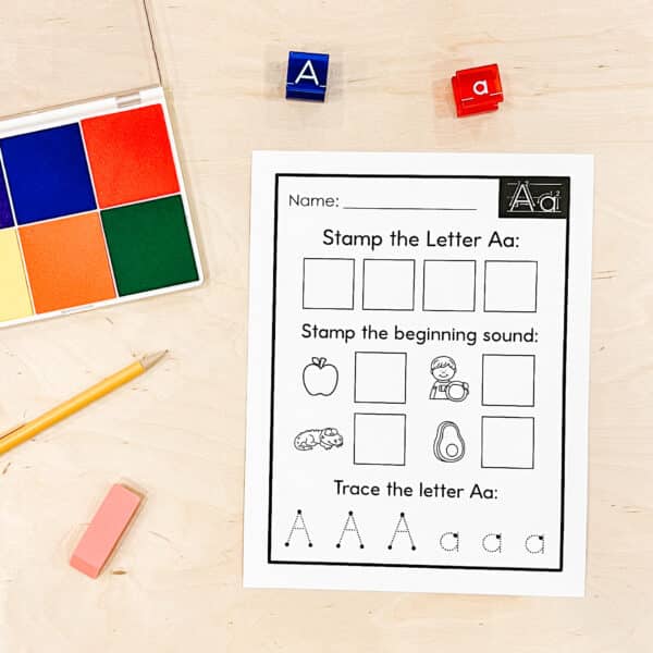 Alphabet Stamping Printables 5 Alphabet Stamping Printables 5