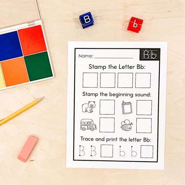 Alphabet Stamping Printables 6 Alphabet Stamping Printables 6