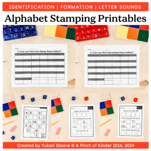 Alphabet Stamping Printables Cover
