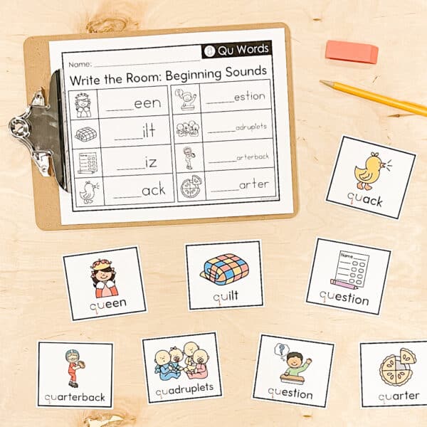 Beginning Sounds Write the Room 7 Beginning Sounds Write the Room 7