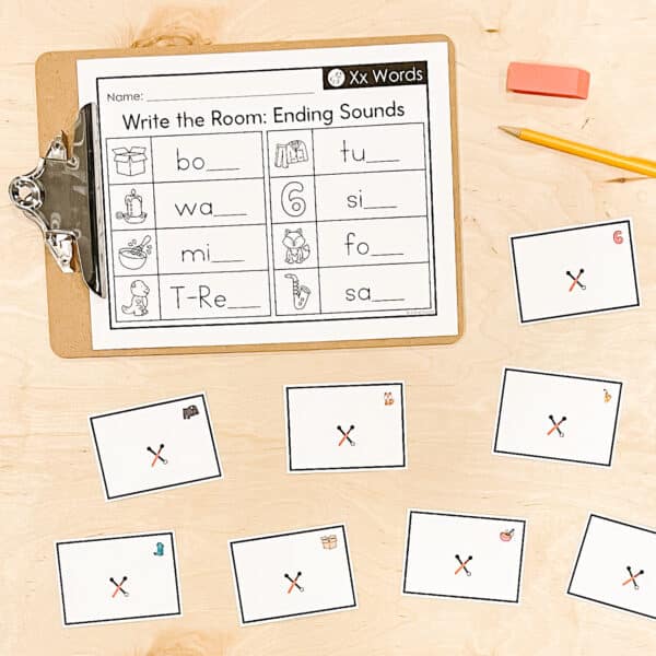 Beginning Sounds Write the Room 8 Beginning Sounds Write the Room 8