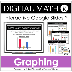 Digital Math for Kindergarten Graphing Cover