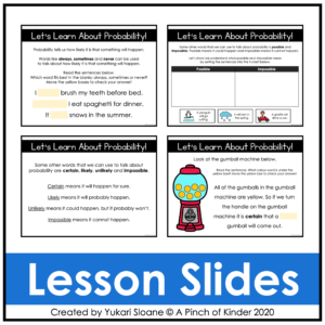 Digital Math for Kindergarten Probability Thumbnail 1