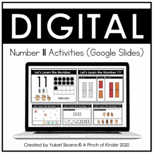Digital Number 11 Activities Cover