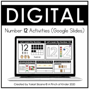 Digital Number 12 Activities Cover