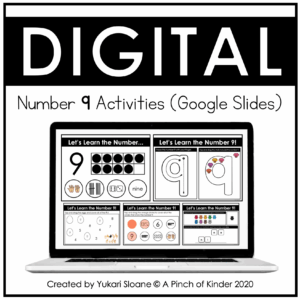 Digital Number 9 Activities Cover