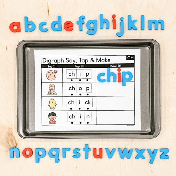 Digraph Say Tap and Build Digraph Say Tap and Build
