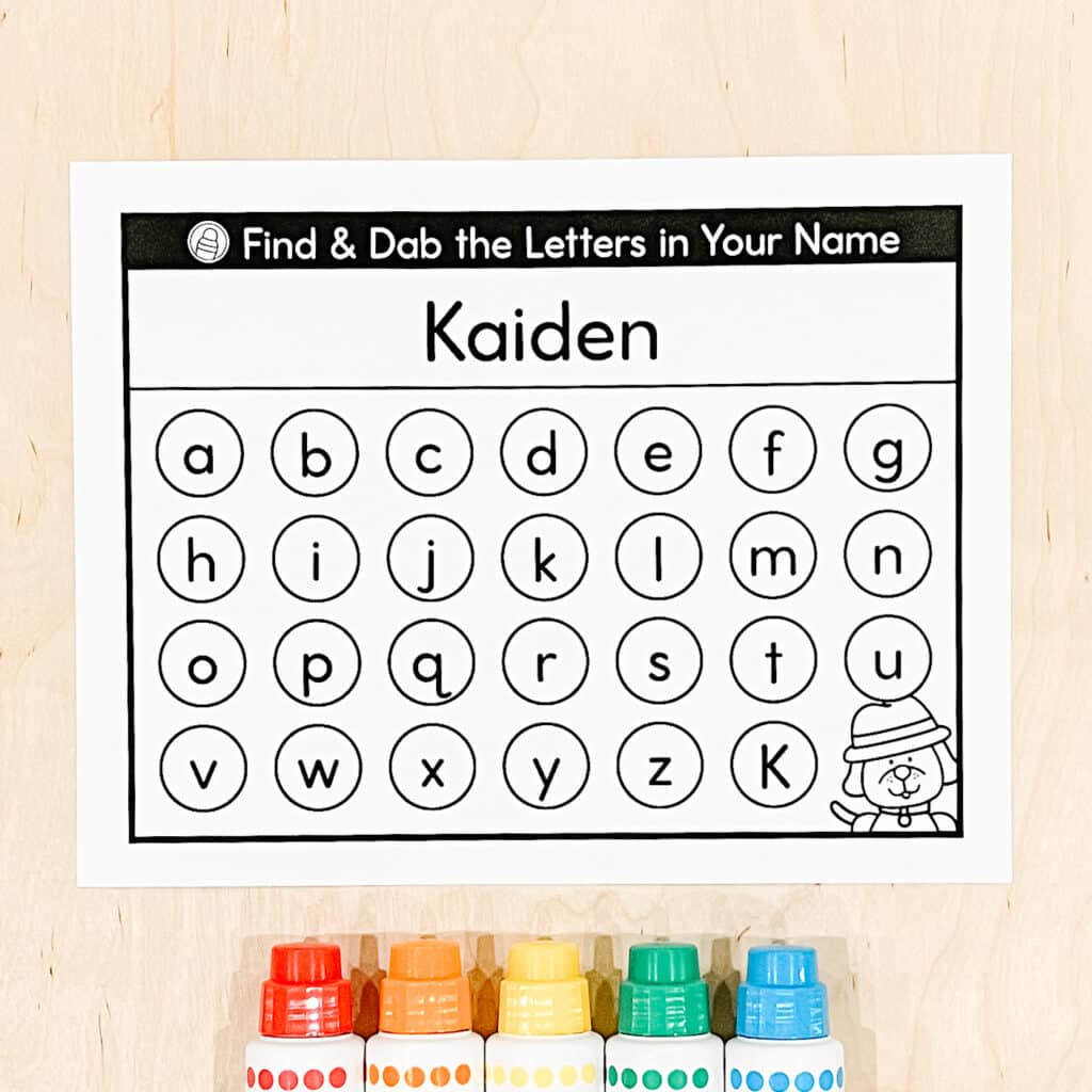Editable Name Activities for Kindergarten | Name Practice Printables | FREE 3